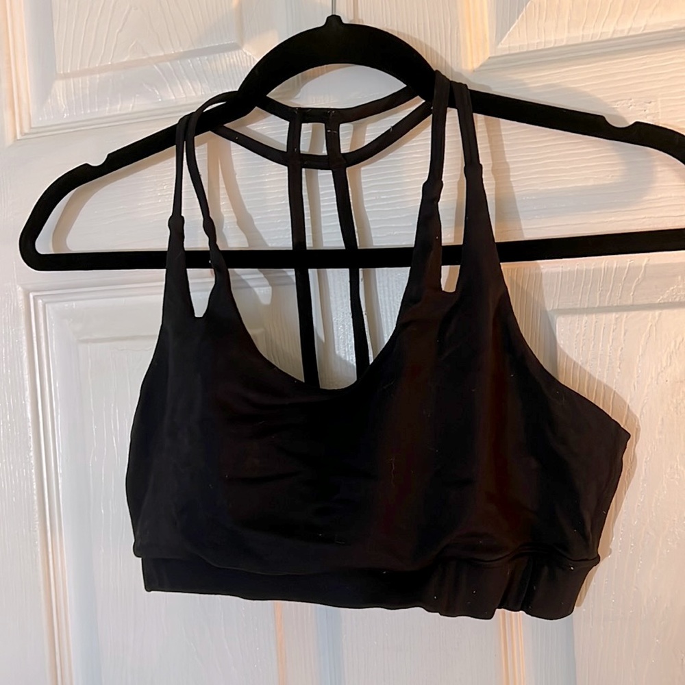 ⭐️2/$6- Black Sports Bra Medium